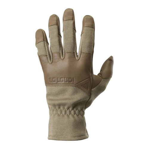 Direct Action - Тактичні рукавички Crocodile FR Gloves Long® - Козяча шкіра - Light Coyote - GL-CRFL-NMX-LTC.