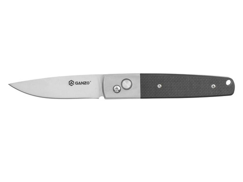 Ganzo - Складаний ніж Firebird EDC G7211 - Кнопковий замок - Чорний - G7211-BK