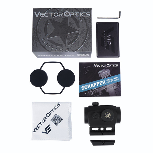 Vector Optics - Закритий коліматорний Scrapper 1х29 - 2 MOA Direct Bulb - SCRD-47