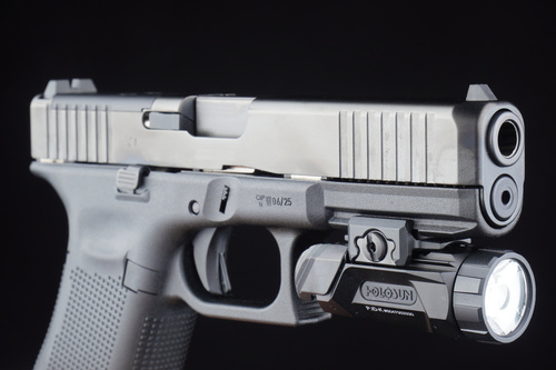 Holosun - Тактичний пістолетний ліхтар K - 6500 cd - Чорний - P.ID-K