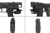 Strike Industries - Противибуховий щиток для пістолетів SMC Alfa/Bravo - Чорний - SI-SMC-BS-S