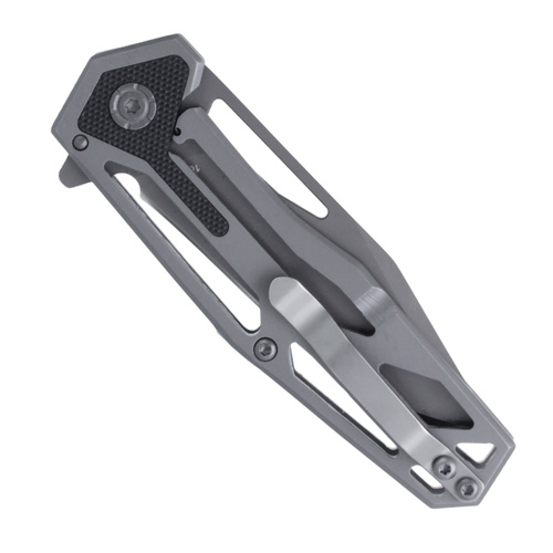 Schrade - Складаний ніж Clip Point Blade Cage Handle Ultra Glide - 9Cr18MoV - сірий - 1084283