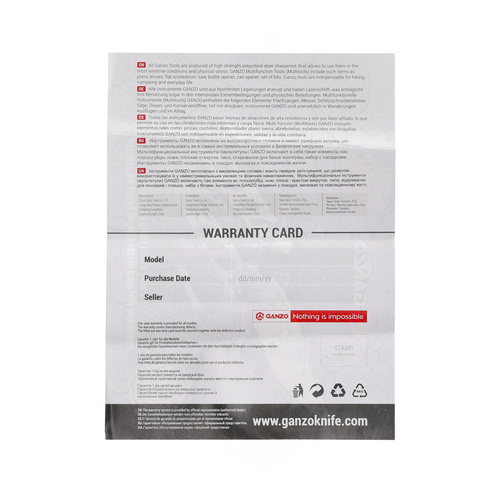 Ganzo - Складаний ніж Firebird 926 - Drop Point - D2 - G10 - Фіолетовий - FH926-PL