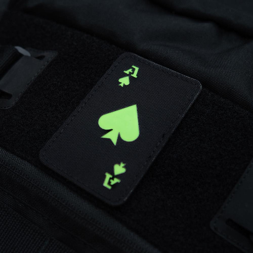 M-Tac - нашивка туз пік - 500D Cordura - чорний / флуоресцентний - 51109299