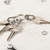 Nite Ize - Брелок для ключів KeyRing MicroLink - Сталь - Срібло - RL-11-R3
