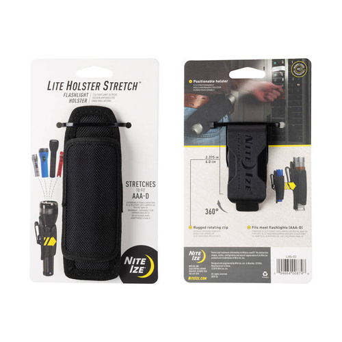 Nite Ize - Lite Holster Stretch Flashlight Holder - LHS-03