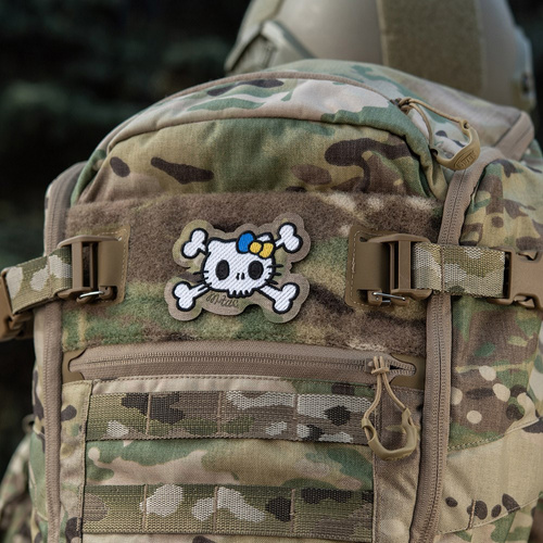 M-Tac - Нашивка Kitty - Вишивка - Жовто-блакитний бант - MultiCam - 51387008
