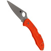 Складаний ніж Spyderco - Delica® 4 FRN Flat Ground Orange - C11FPOR