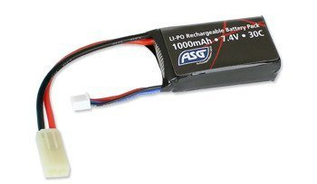 ASG - Акумулятор AEG - LiPo - 7,4V - 1000 mAh - 30C - [1] - 17462