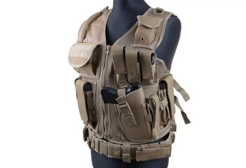 GFC Tactical - Тактичний жилет KAM-39 - коричневий - GFT-18-001855