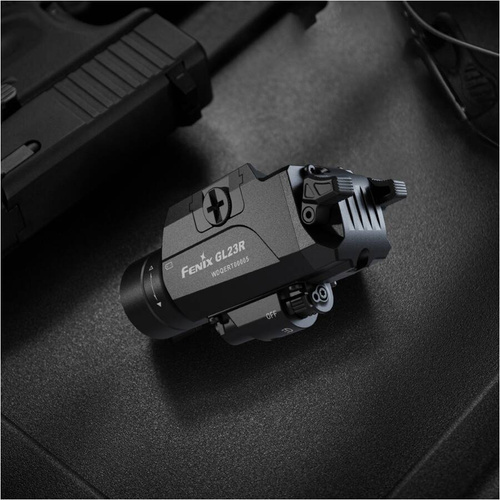 Fenix - Тактичний ліхтар з лазером GL23R - Luminus SFT40 LED - 1200 лм - чорний - GL23R
