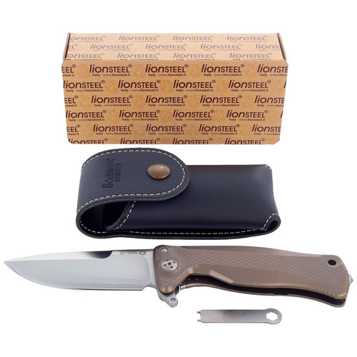 LionSteel - SR11 Складаний ніж - Sleipner - коричневий - SR11 B