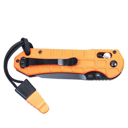 Ganzo - Складний ніж EDC G7453P зі свистком - G-lock - 440C - G7453P-OR-WS