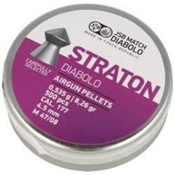 JSB - Набій для пневматичної гвинтівки Diabolo Straton - .177 / 4,5 мм - 500 шт. - 546112-500
