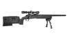 Specna Arms - Replika karabinu wyborowego SA-S02 CORE™ z lunetą i dwójnogiem - Czarny