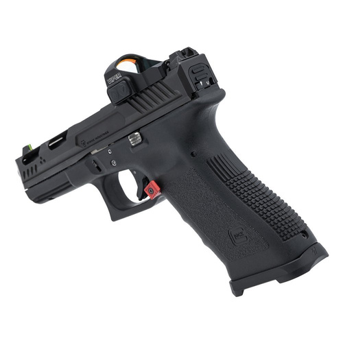 Strike Industries - Збільшений вивід магазину для Glock Gen 1/2/3 - червоний - SI-G3-MagRelease-RED