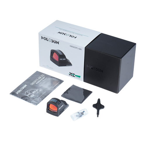 Holosun - HE507C-GR X2 Elite Micro Green Dot коліматор з кріпленням на рейку Picatinny 
