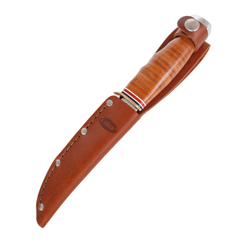 Ka-Bar 1232 - Мисливський ніж - Мисливець зі шкіряним руків'ям
