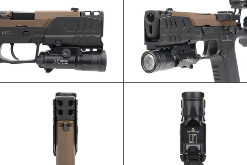 Strike Industries - Противибуховий щиток для пістолетів SMC Alfa/Bravo - Чорний - SI-SMC-BS-S