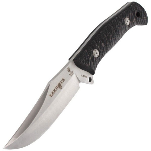 Muela - Nóż Full Tang Micarta Black 125 мм - LAKHOTA-12M