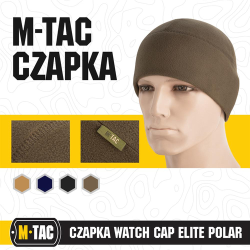 M-Tac - Зимова шапка Watch Cap Elite - фліс - Dark Olive - 40002048.