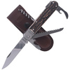 Mikov s.r.o. - Мисливський ніж Mikov Fixir Imit. Dear Stag - 5 лез - Шкіряні піхви - Коричневий - 232-XH-5V KP