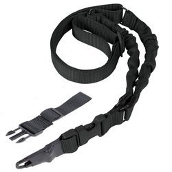 Condor - Строп тактичний ADDER Double Bungee 1-точковий строп - чорний - US1022-002