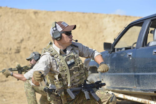Пряма дія - Карабін Sling Mk II® тактичний підвісний - 1/2 точка - Woodland - SL-CRB2-NLW-WDL