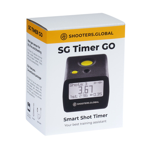 Shooters Global - Аналізатор пострілів SG Timer GO - USB-C - Bluetooth
