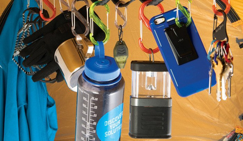 Nite Ize - Набір органайзерів GearLine Organization System - 10 карабінів S-Biner - 122 см - GLN4-M1-R8