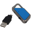 ASP - Сапфіровий USB акумуляторний ліхтар / брелок Aluminium - Blue - 53650
