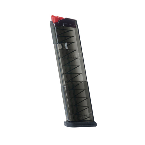 ETS - Полімерний магазин для Glock 43 - 9x19 мм - 12 набоїв - Carbon Smoke Series - SMK-GLK-43-12