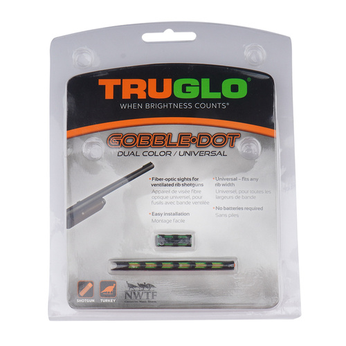 TruGlo - Волоконно-оптичні прицільні пристосування для рушниці Gobble Dot Universal - Bicolour - TG94D