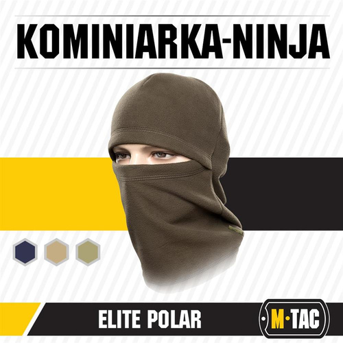M-Tac - Балаклава Ninja Elite - Флісова - Dark Olive - 40402048