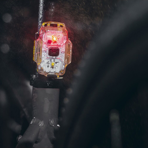Armytek - Кишеньковий LED ліхтарик Crystal WRB - маячок - 150 лм - синій/сірий - F07202B