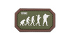 101 Інкорпорейтед. - 3D патч - Airsoft Evolution - Green OD