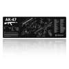 TekMat - Килимок для чищення гвинтівки - AK-47 - 30x91см - чорний - TEK-R36-AK47
