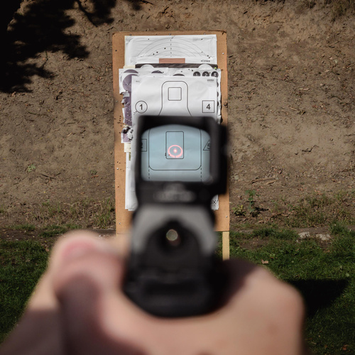 Vortex Optics - Червона точка Defender ST Solar - 3 MOA - чорний - DFST-MRD3-E