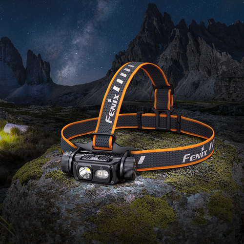 Fenix - Налобний ліхтар HM60R V2.0 - 1600lm - чорний - HM60R.11115