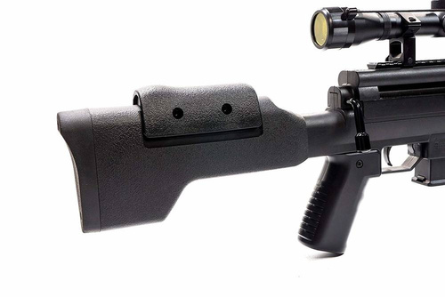 Black Ops - Снайперська поршнева гвинтівка Sniper Power Piston з прицілом 4х32 та сошками - 4,5 мм - B1090