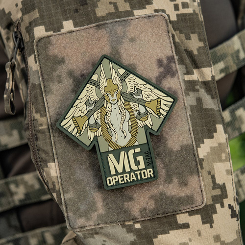M-Tac - Нашивка оператора MG - PVC - Olive - 51348201