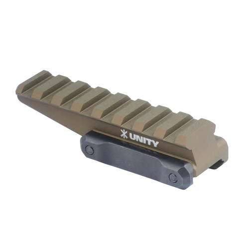 Unity Tactical - кріплення FAST Optical Riser Lower 1/3 - Picatinny - Алюміній - FDE - FST-ORF