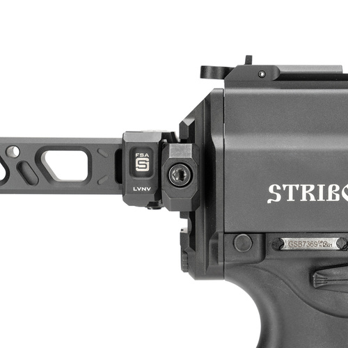 Strike Industries - Адаптер задньої пластини Picatinny для Stribog SP-9 Strike - Чорний - SI-SP9-PSA-BK