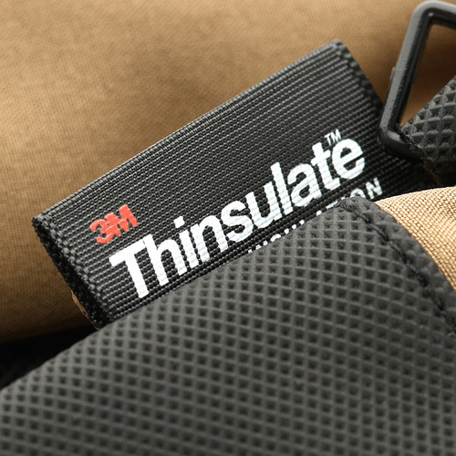 M-Tac - Тактичні рукавички Soft Shell Thinsulate - Чорний / Coyote Brown - 90308017