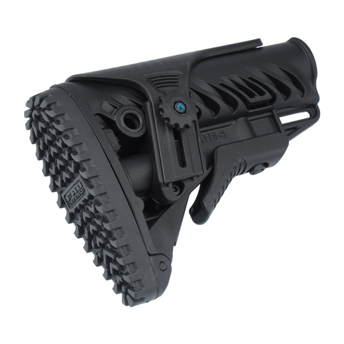 FAB Defense - Колба GLR-16 CP для M16/M4/AR15 Колба GLR-16 CP - Mil-Spec / Commercial - Полімер - Чорний - FX-GLR16CP