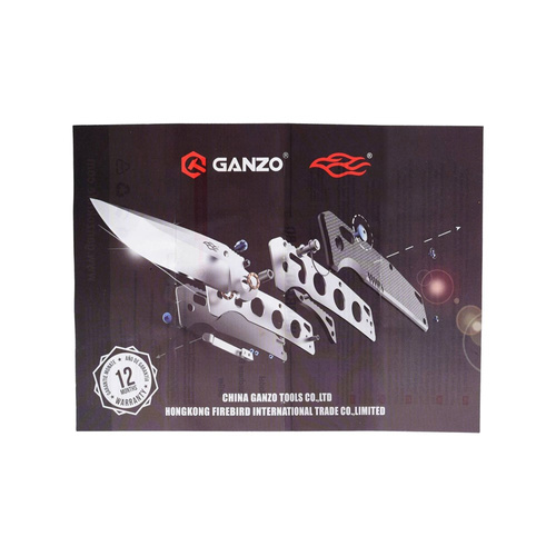 Ganzo - Складаний ніж EDC G769-GR - D2 - зелений - G769-GR