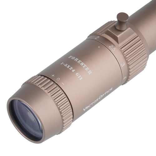 Векторна оптика - Forester 1-5x24 - 30 мм - Друга фокусна площина - FDE - SCOC-32