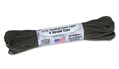 Atwood Rope MFG - Тактичний шнур 3/32 - 2,2 мм - Olive Drab - 30,48м