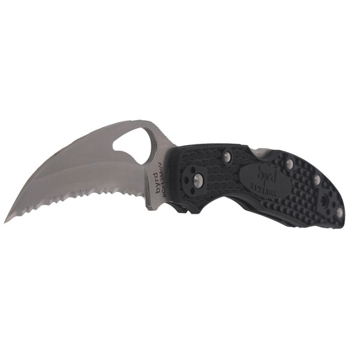 Складаний ніж Spyderco - Byrd™ Hawkbill FRN Black SpyderEdge - BY22SBK