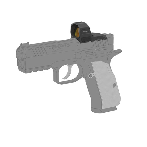 Vector Optics - Відкритий коліматор Frenzy FA 1x20x24 - CZ P-10/Shadow 2 OR - Чорний - SCRD-82